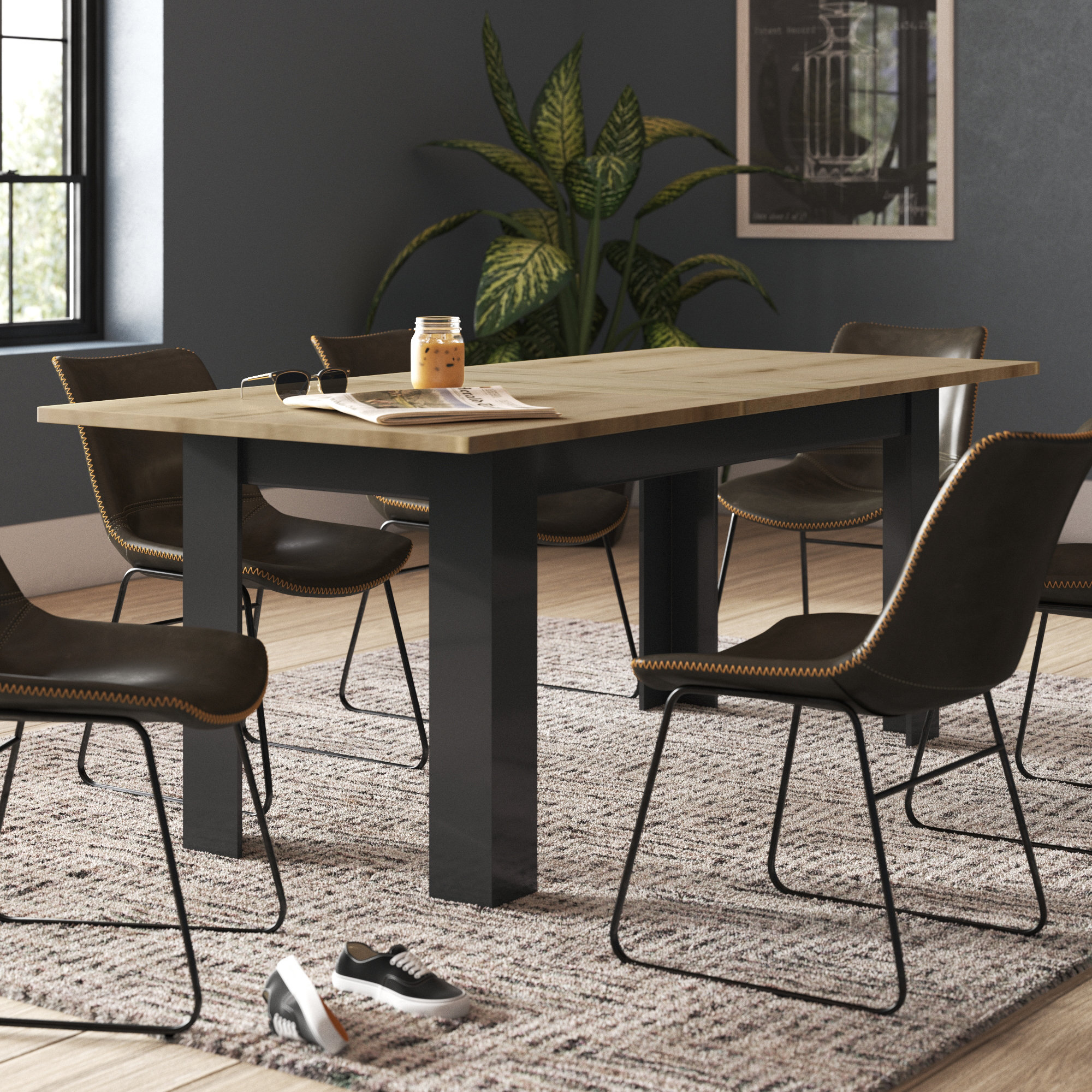 Trent Austin Design Chicasaw 90 Cm Extendable Dining Table
